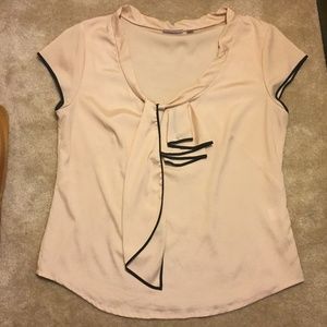 New York & Company Ruffle Neckline Blouse